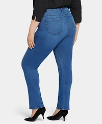 Nydj Plus Le Silhouette Slim Bootcut Jeans