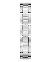 Guess Women's Analog Silver Tone Stainless Steel and Pink Silicone Interchangeable Strap Watch, 32mm
