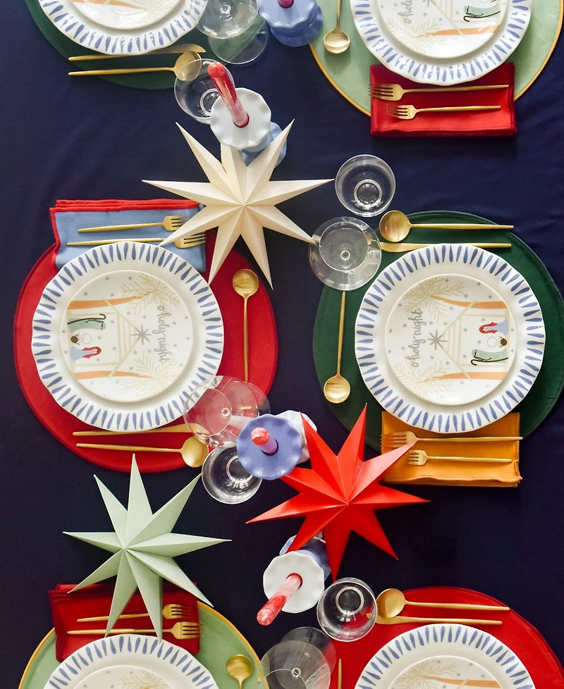 Coton Colors O Holy Night Salad Plate 4-Pc. Set, Service For 4