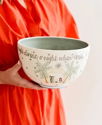 Coton Colors O Holy Night in Color Footed Bowl