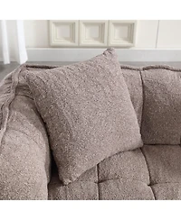 The Pop Home Two-Person Beanbag Chair with Foam Core, Comfortable Recliner Sofa for Gaming and Tv-The