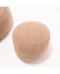 The Pop Home Adult Bean Bag Chair with Ottoman, Comfortable Couch Armrests for Living Room-The
