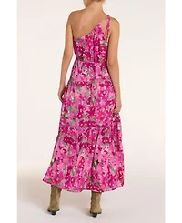 Hermoza Women's Joyce One-Shoulder Tie Dress