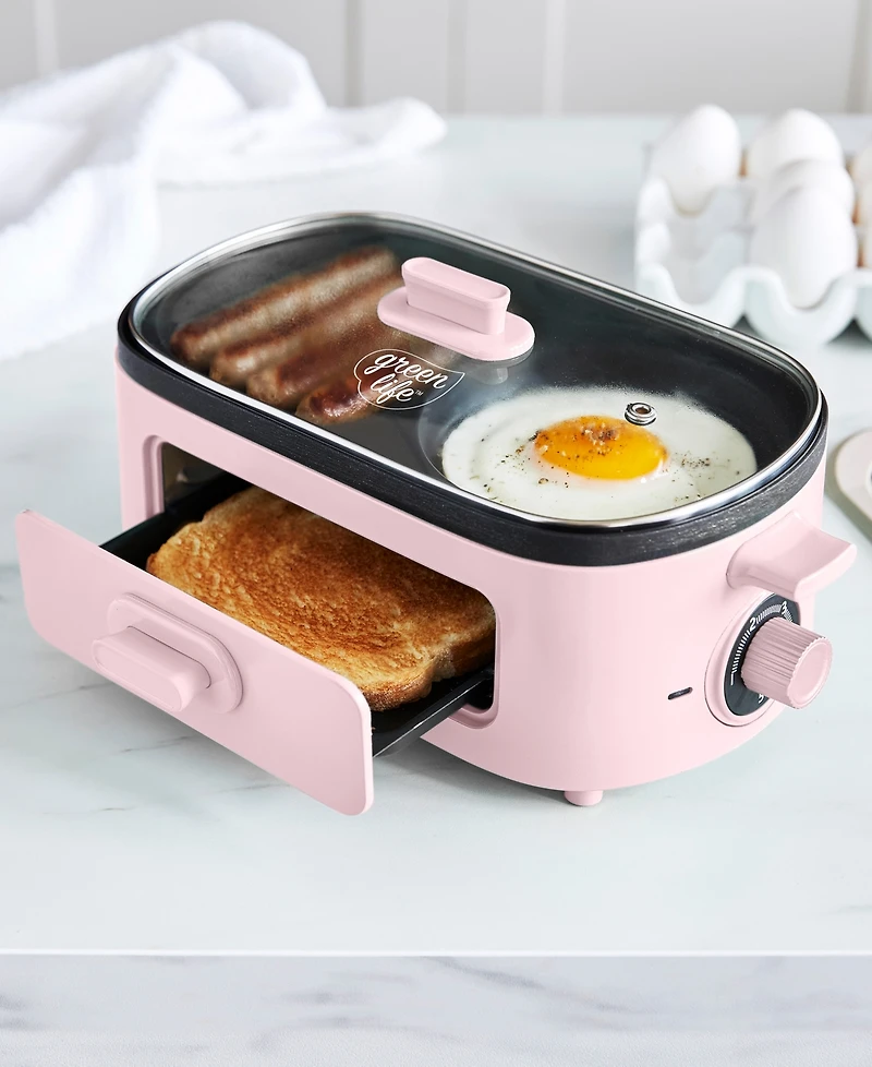 GreenLife 3-in-1 Healthy Breakfast Maker