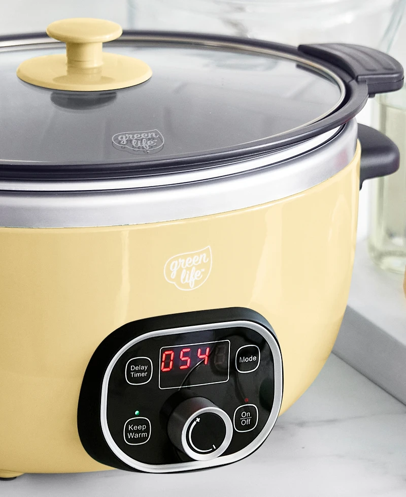 GreenLife Ceramic Nonstick Healthy Cook Duo Slow Cooker