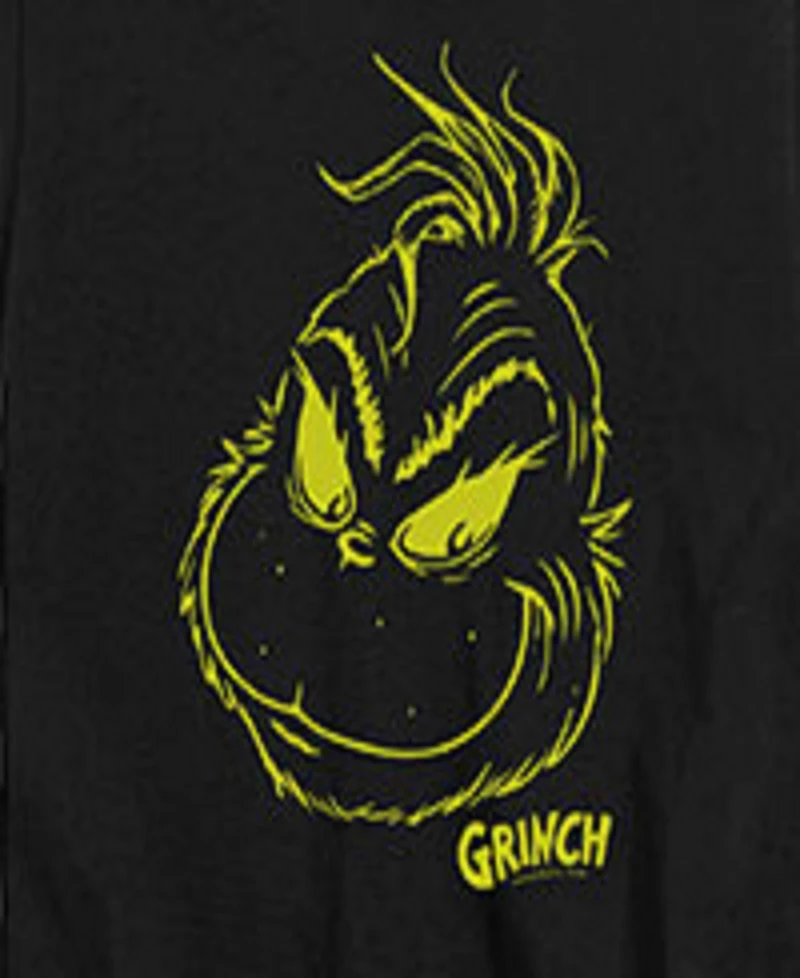 The Grinch Big Boys Face Graphic Tee