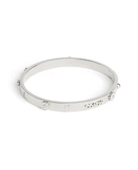 Coach Faux Stone Signature Mixed Motif Bangle Bracelet