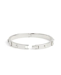 Coach Faux Stone Signature Mixed Motif Bangle Bracelet