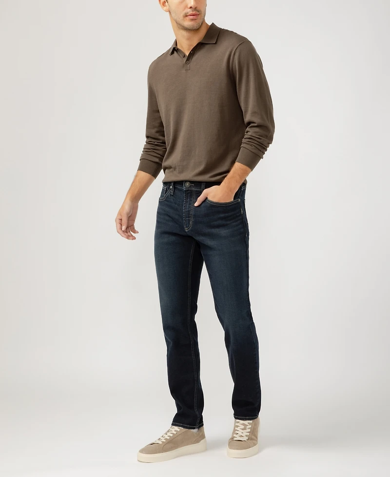 Silver Jeans Co. Men's Konrad Slim Fit Slim Leg Jeans