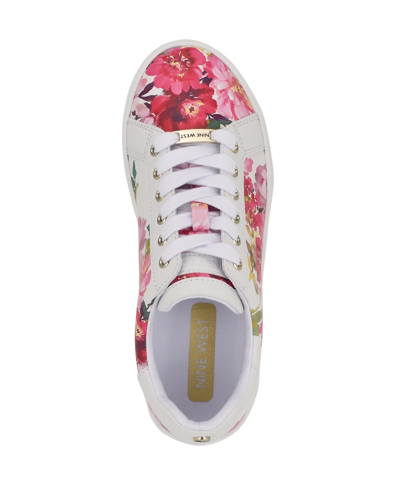Nine West Women's Gatspy Lace-Up Platform Sneakers
