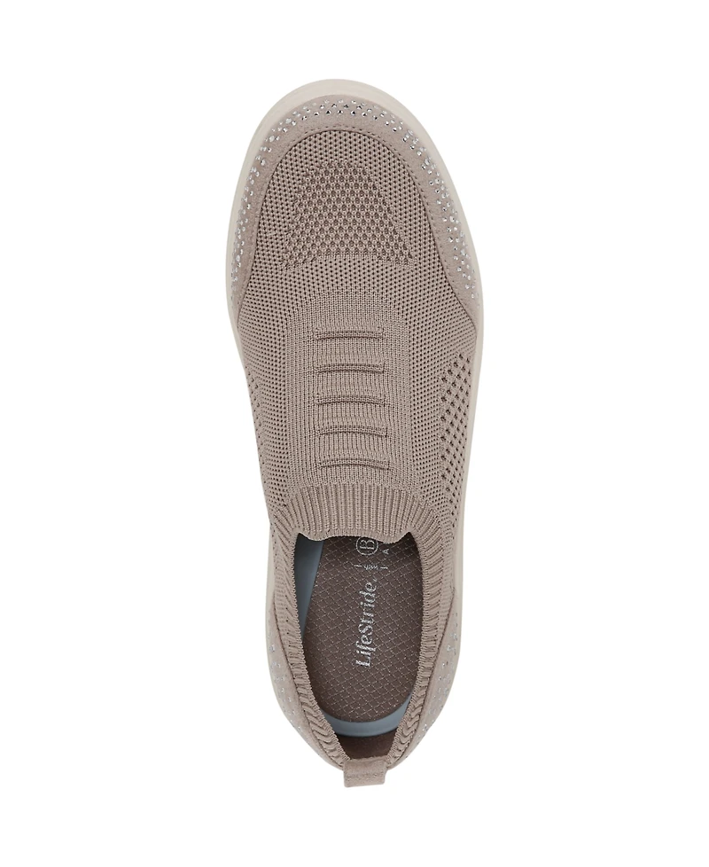 LifeStride Women's Timeless Bright X-Training Washable Inspired Slip On Sneakers