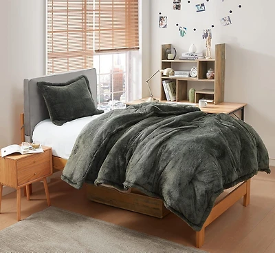 Coma Inducer Oversized Comforter - The Original Plush - Dark Forest , Twin Xl