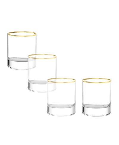 Stolzle Lausitz Cabaret Whiskey Single Old Fashioned Glasses, Set of 4