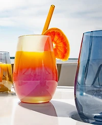 Stolzle Lausitz Mirrors Blue Tumblers, Set of 6