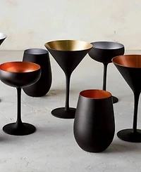 Stolzle Lausitz Olympia Martini Glasses