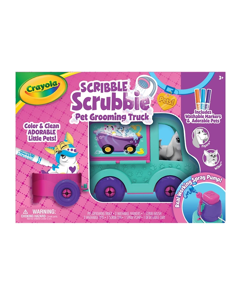 Crayola Scribble Scrubbie Pet Grooming Truck