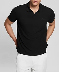 Guess Men's Ryker Rib Knit Polo Shirt