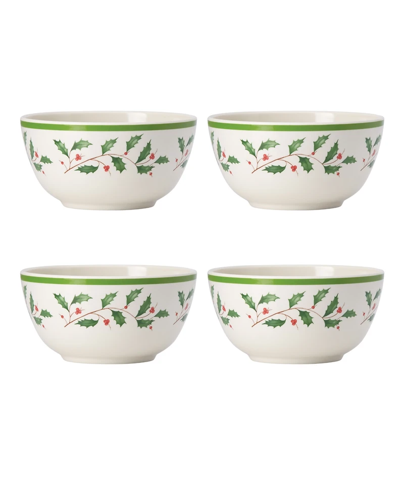 Lenox Holiday Melamine All Purpose Bowls, Set of 4