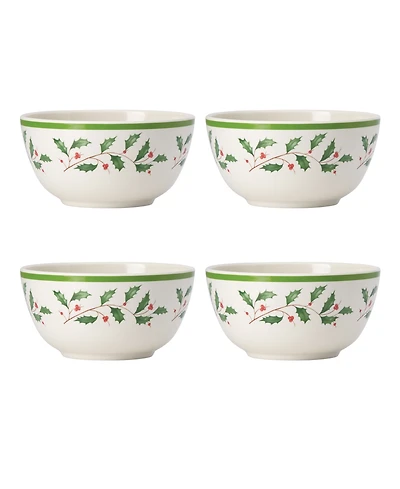 Lenox Holiday Melamine All-Purpose Bowls, Set of 4