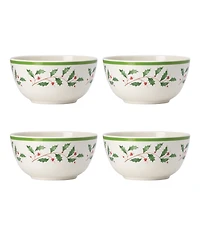 Lenox Holiday Melamine All Purpose Bowls, Set of 4