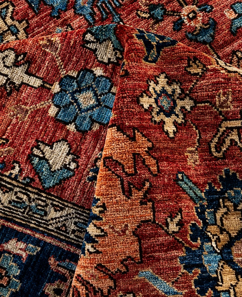 Adorn Hand Woven Rugs Serapi M1999 6'3"x9'2" Area Rug