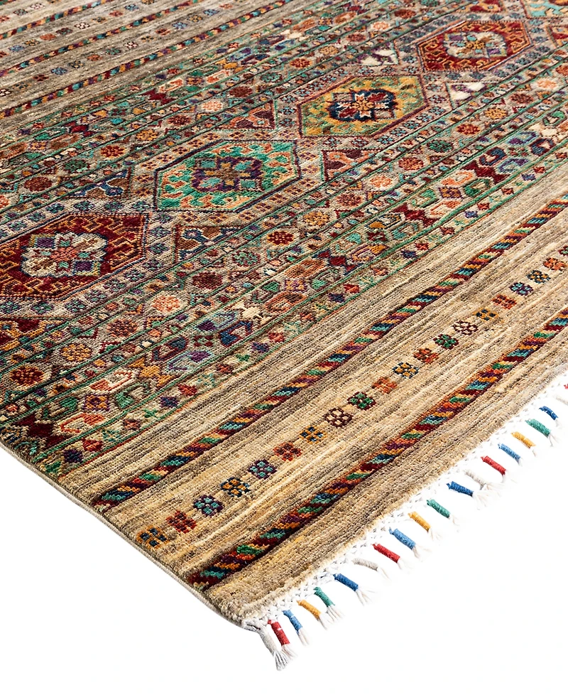 Adorn Hand Woven Rugs Tribal M1999 8'2"x9'10" Area Rug