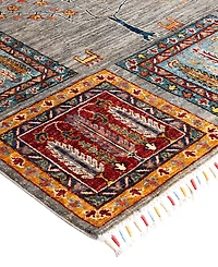 Adorn Hand Woven Rugs Tribal M1999 8'2"x9'9" Area Rug