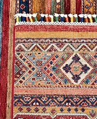 Adorn Hand Woven Rugs Tribal M1999 8'1"x10' Area Rug