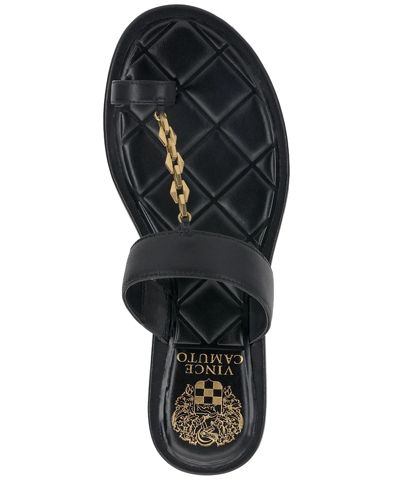 Vince Camuto Women's Lexie Toe Strap Chain Sandals