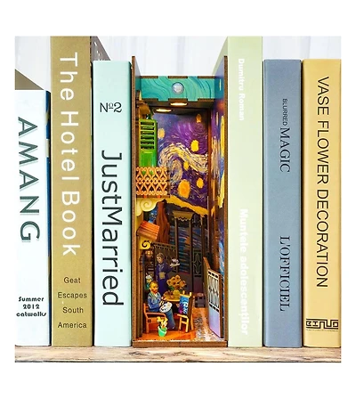 Flash Popup Diy 3D Book Nook Kit Vincent's World 80pcs