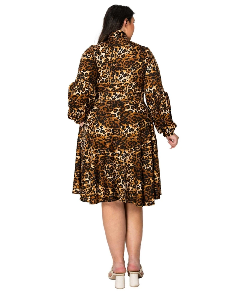 L I V D Plus Zayleigh Flare Dress