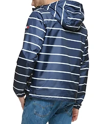 Tommy Hilfiger Men's Stretch Hooded Zip-Front Rain Jacket