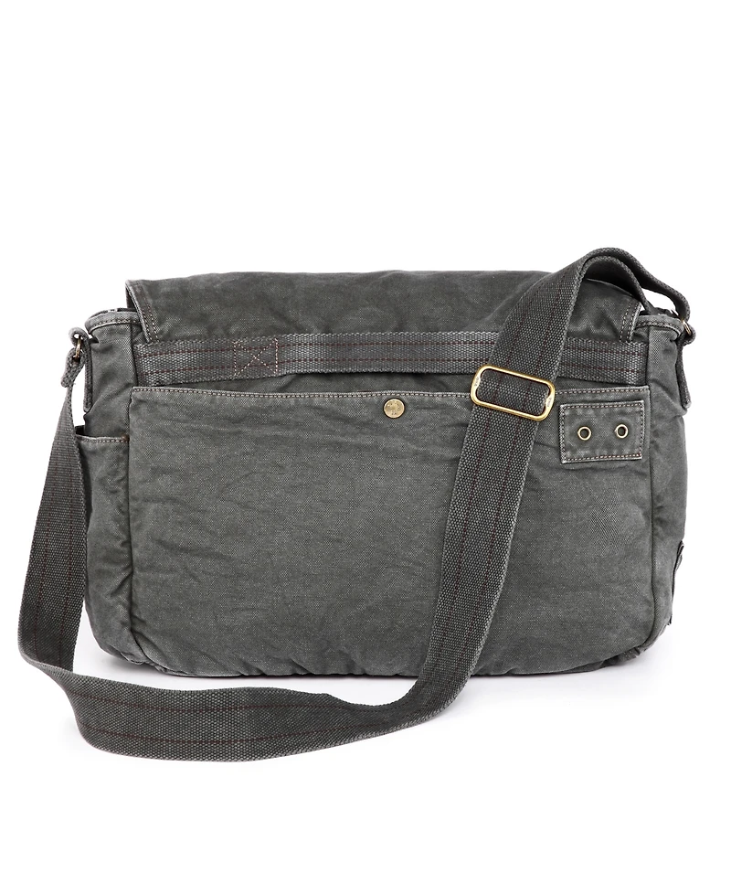 Tsd Brand Coastal Canvas Messenger Bag