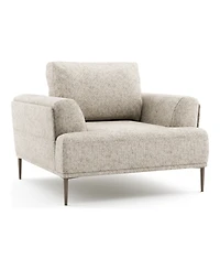 Furniture of America 44" Orlandi Chenille Arm Chair with Extendable Backrest