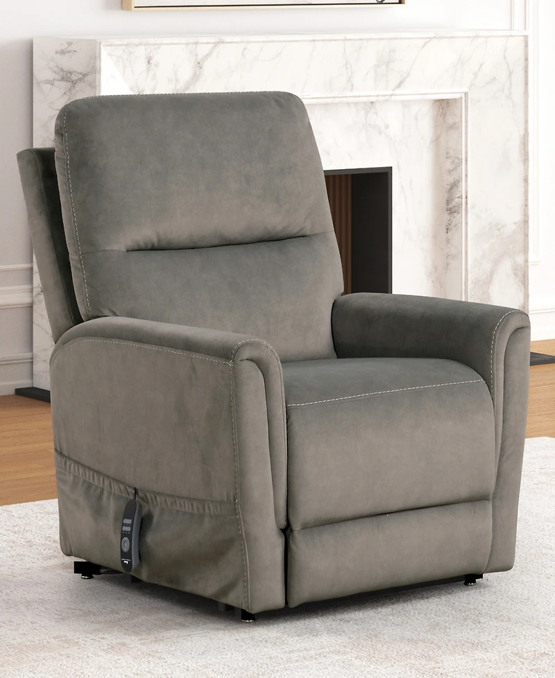 Furniture of America 33" Polyester Nightfall Power Recliner Lift Chair