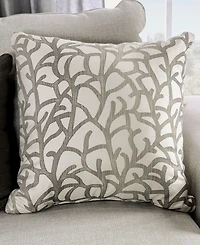 Furniture of America 101" Sedrev Linen Track Arm Sofa
