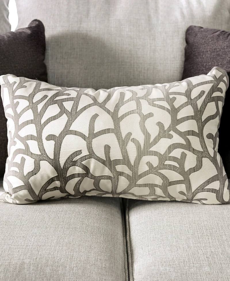 Furniture of America 101" Sedrev Linen Track Arm Sofa