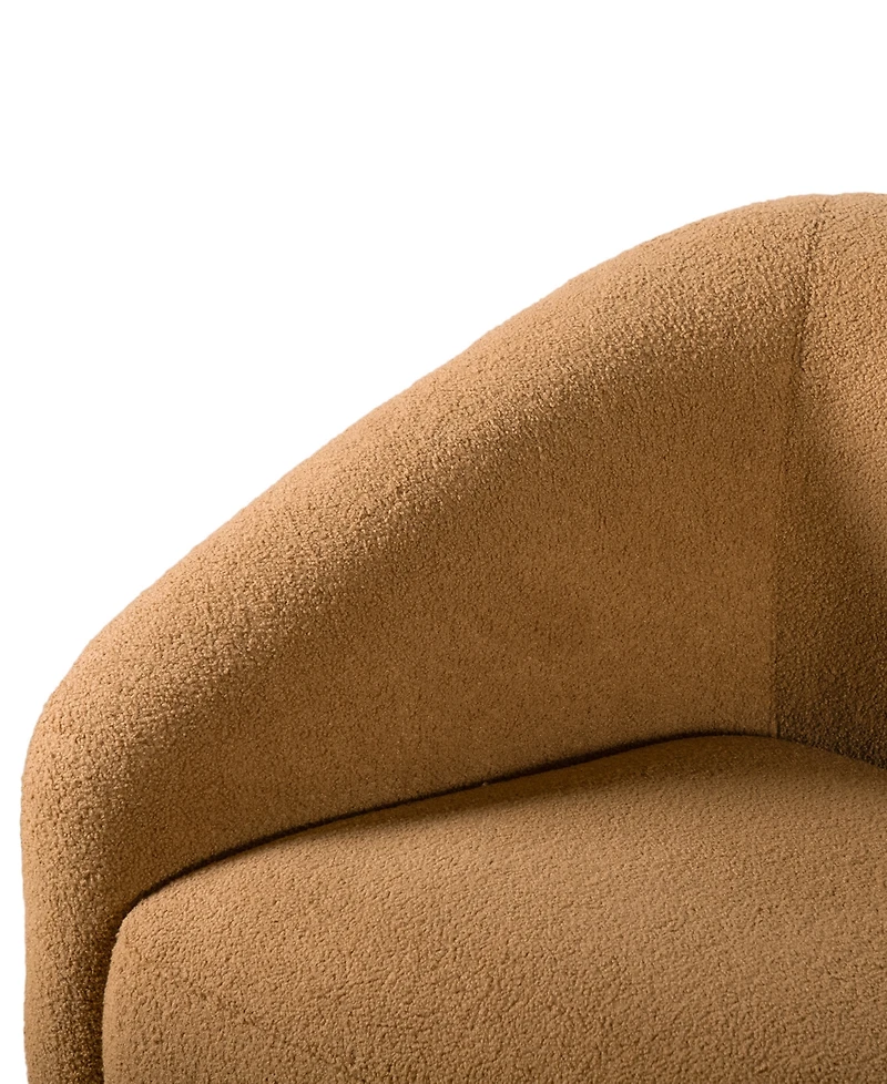 Furniture of America 42" Waxley Chemille Sloped Arm Chair