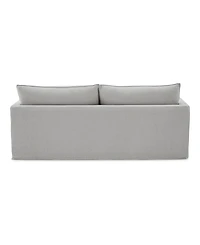 Furniture of America 84" Linen Maddy Narrow Track Arm Sofa