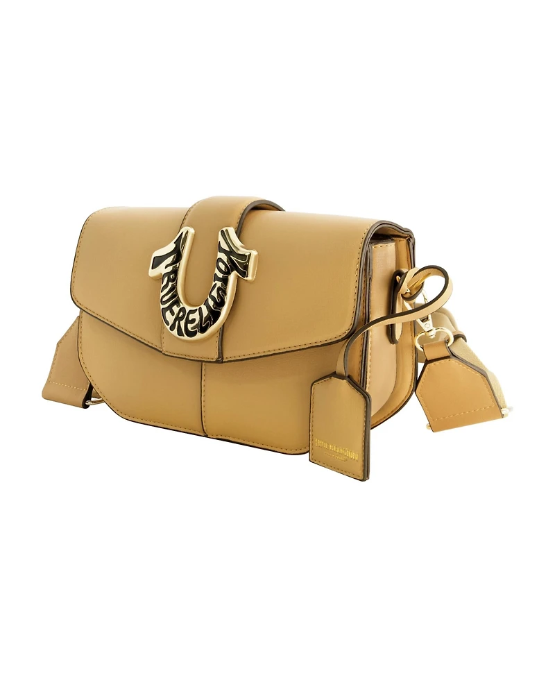 True Religion Shoulder Bag with Signature Logo Accent