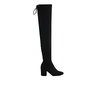 Liama Minimal Drawstring Detail Knee-High Boots