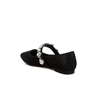 Flavia Diamante Brooch Glitter Ballerinas