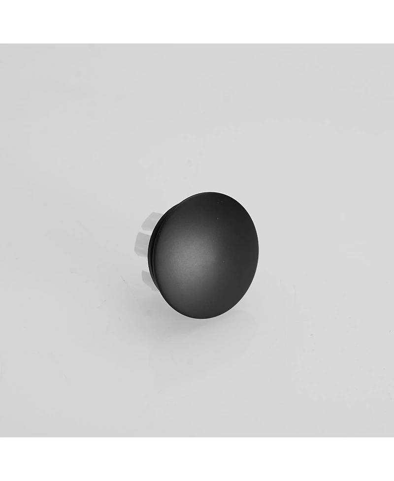 Greenspring Bathroom Sink Overflow Cover Matte Black Brass Basin Vanity Ceramic Vessel Kitchen Trim Replacement Round Caps Dual Layer Insert
