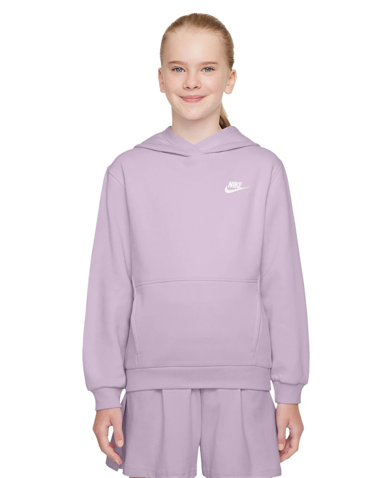Nike Sportswear Big Kids Club Fleece Pullover Hoodie