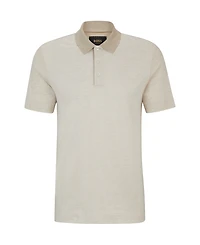 Boss by Hugo Men's Regular-Fit Cotton-Silk Polo