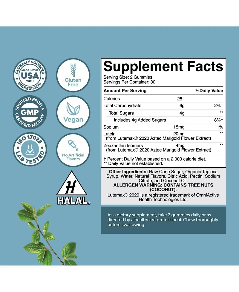 Nature's Craft Vision Support Gummies, Nature's Craft, 60ct