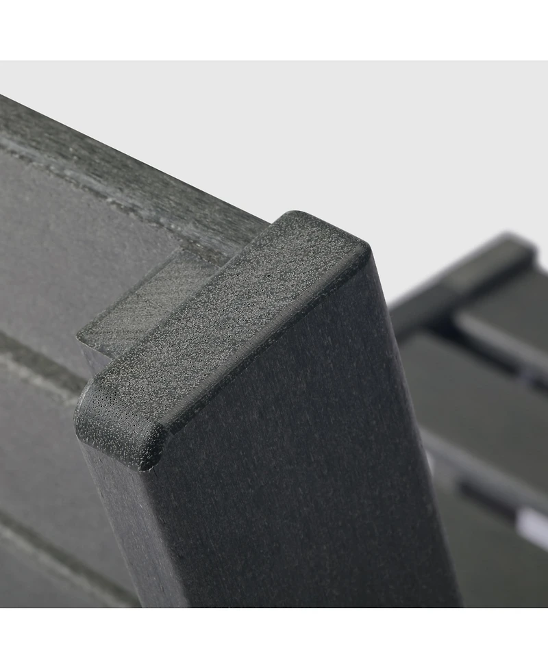 Outdoor Patio Hdpe Deep Seating Sectional Loveseat