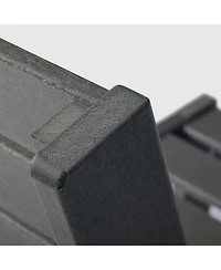 Outdoor Patio Hdpe Deep Seating Sectional Loveseat