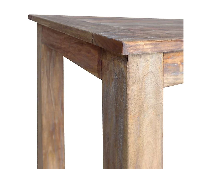 vidaXL Dining Table Solid Mahogany Wood 47.2"x23.6"x30.3"