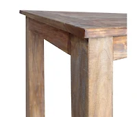 vidaXL Dining Table Solid Mahogany Wood 47.2"x23.6"x30.3"